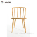 Modern Dining New Design Wooden Armchair handrail chair